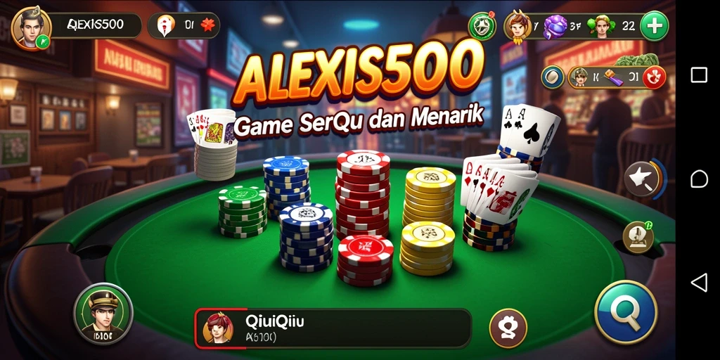 Screenshot gameplay QiuQiu ALEXIS500 yang menarik.