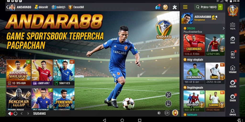 Screenshot dari gameplay taruhan olahraga di ANDARA88.