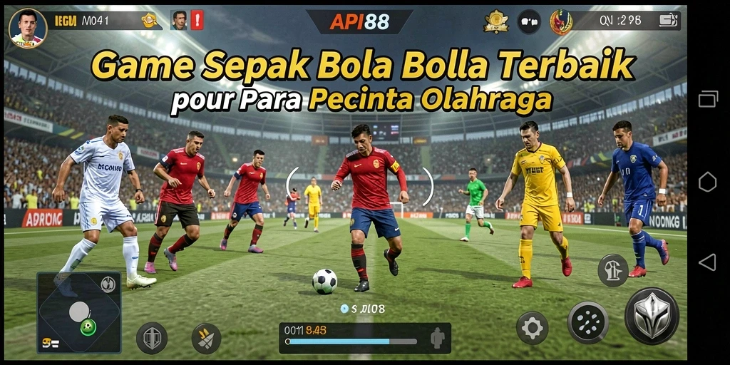 Tampilan gameplay API88 yang mengesankan dalam pertandingan sepak bola.