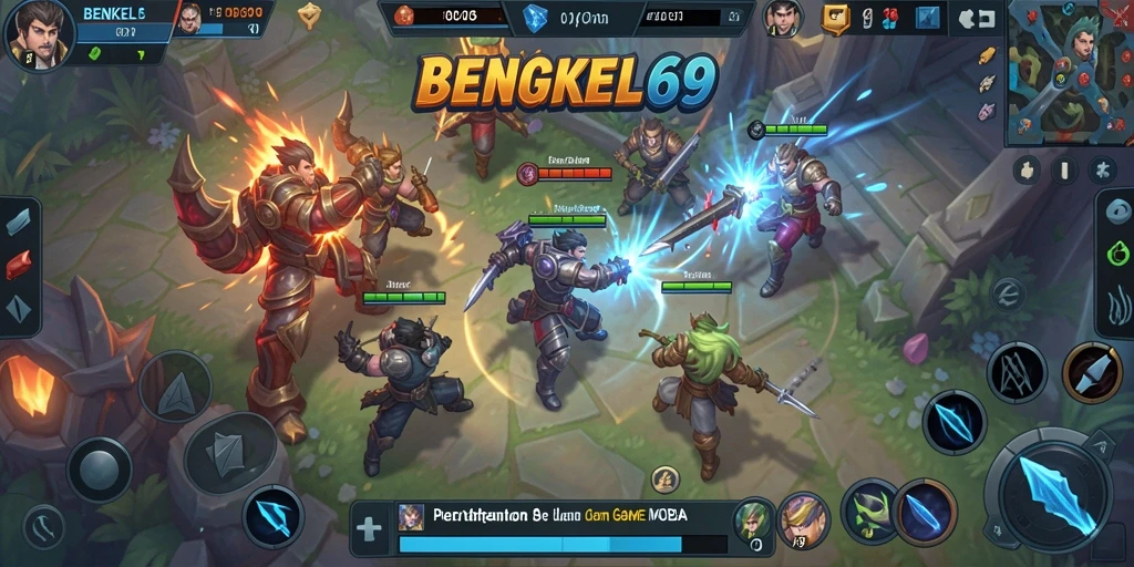 Tampilan gameplay seru dalam BENGKEL69 dengan aksi penuh strategi.