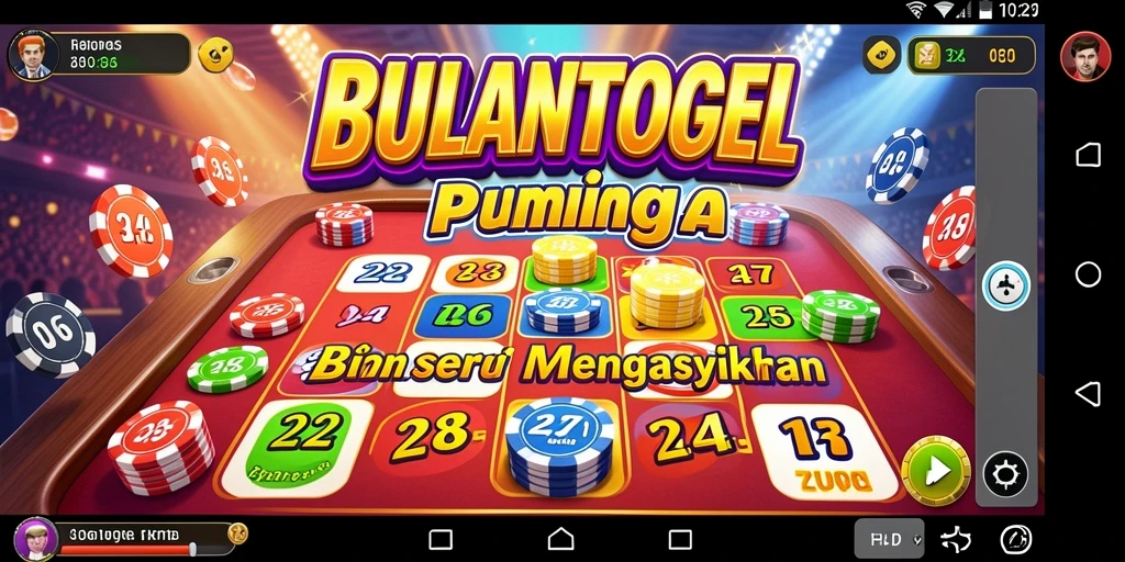 Tampilan gameplay seru dari BULANTOGEL menampilkan keseruan permainan Bingo.