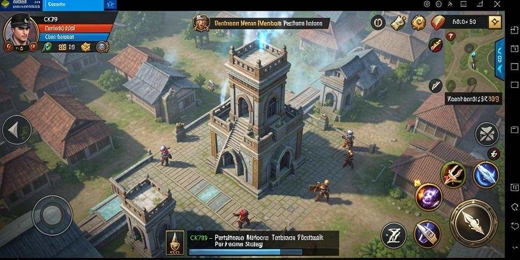 Tampilan gameplay seru CK789 dengan strategi Tower Defense yang menantang.