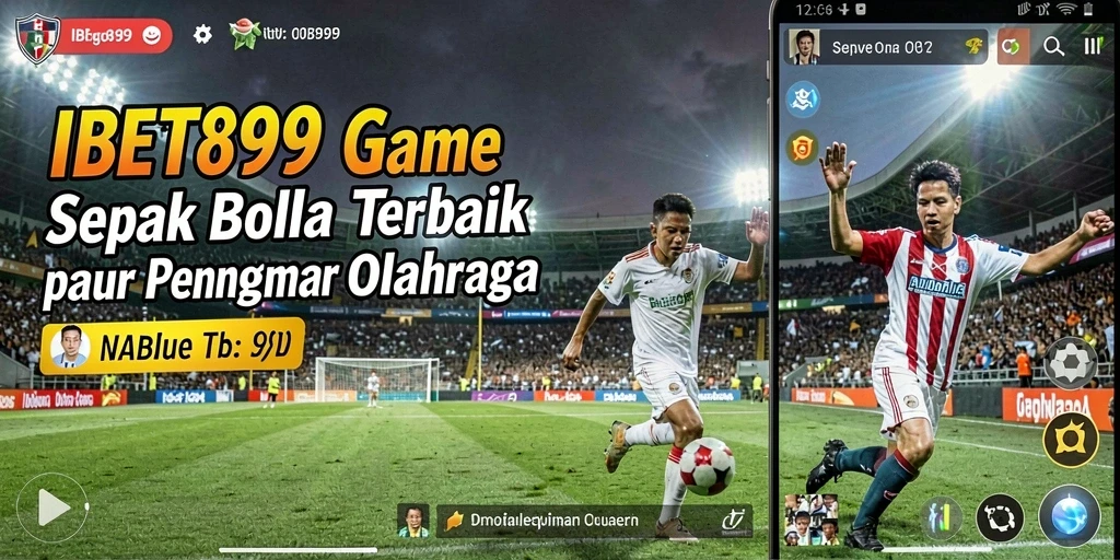 Tampilan gameplay <strong>IBET899</strong> saat pertandingan sepak bola yang mendebarkan.