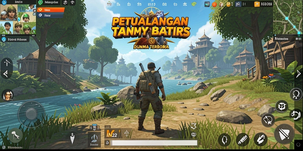Gameplay mendebarkan dalam dunia terbuka IN22 yang luas.