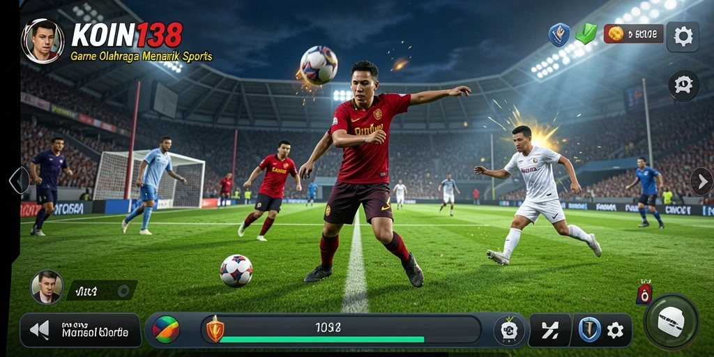 Tampilan gameplay KOIN138 yang mendebarkan dan interaktif.