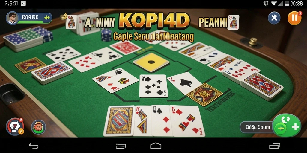 Tampilan menarik dari gameplay KOPI4D yang seru dan menantang.