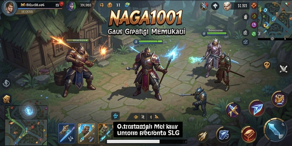 Screenshot menampilkan pertempuran epik dalam gameplay NAGA1001.