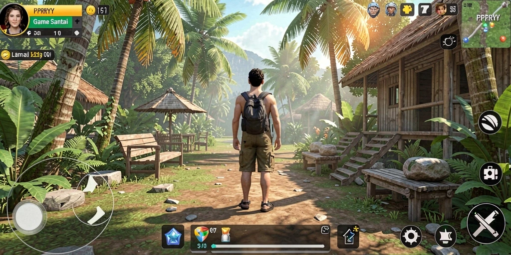 Tampilan gameplay PPRRYY yang menghibur dan menarik.