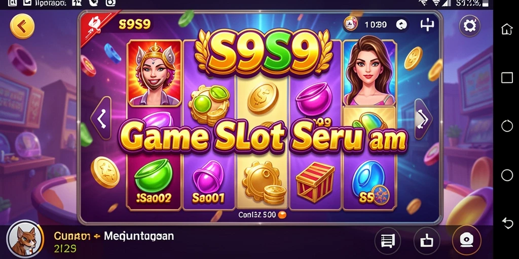 Tangkapan layar gameplay S9S9 yang seru di mesin slot.