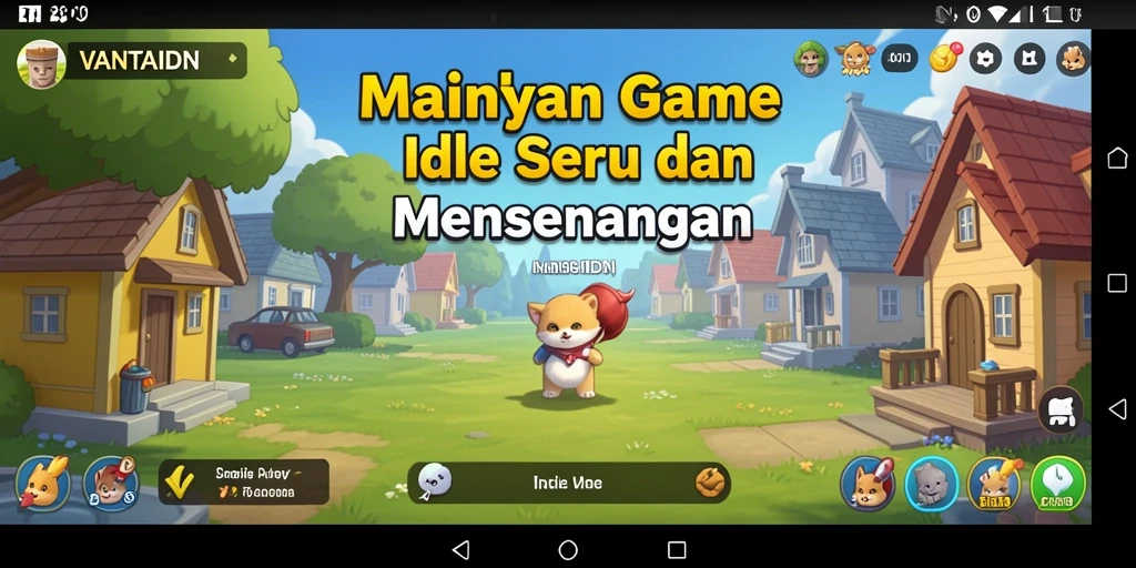 Tampilan menarik gameplay VANTAIDN dengan elemen Idle yang menggugah.