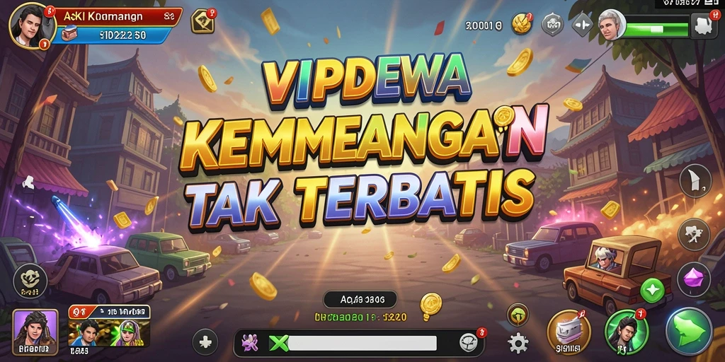 Screenshot gameplay VIPDEWA menunjukkan aksi pertarungan yang mendebarkan.